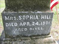 Hill, Mrs. Sophia